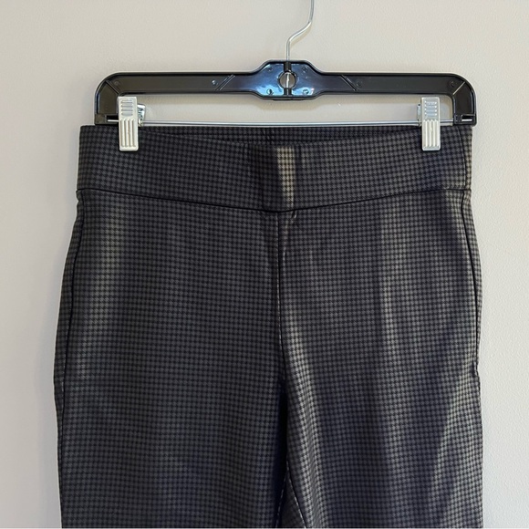 Loft NWT Houndstooth Coated Ponte Leggings, Black Multi, S - Picture 6 of 10